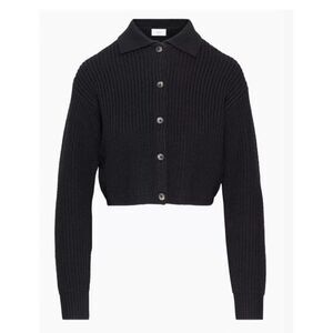 Aritzia Wilfred Cropped Next Door Cardigan Sweater Size XS